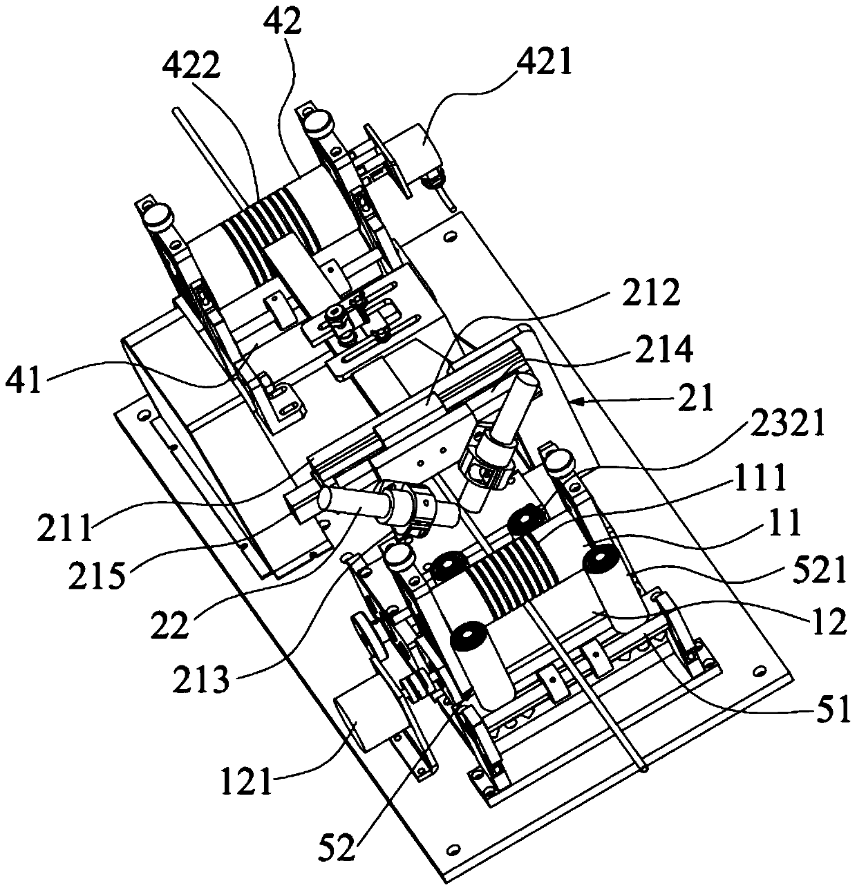 Code inkjet printing device for pipe or wire