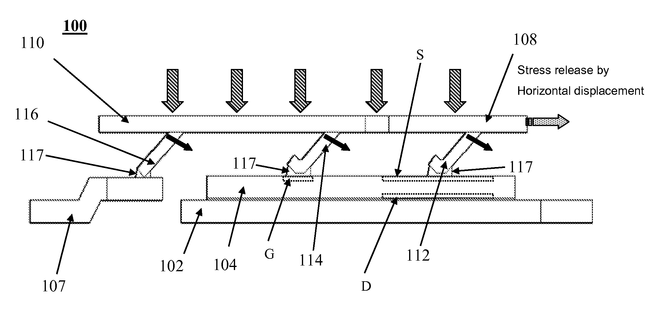 Top exposed clip with window array