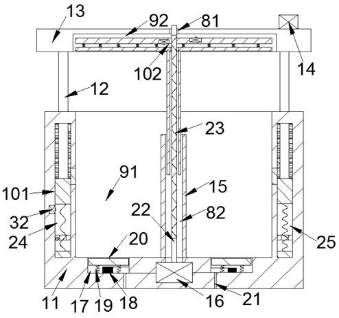 Self-extinguishing garbage can and using method thereof