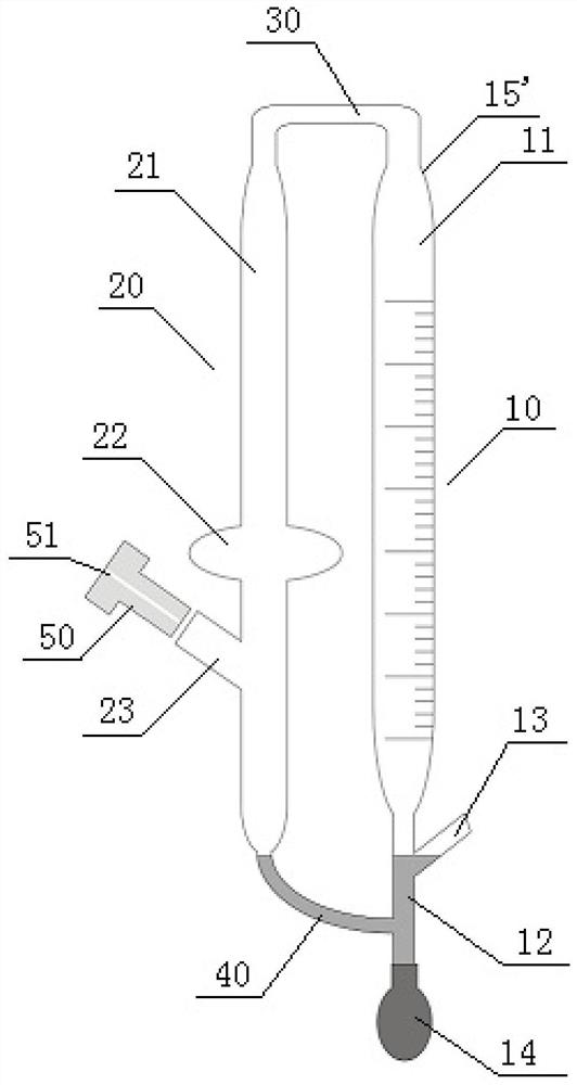 Soap film flowmeter