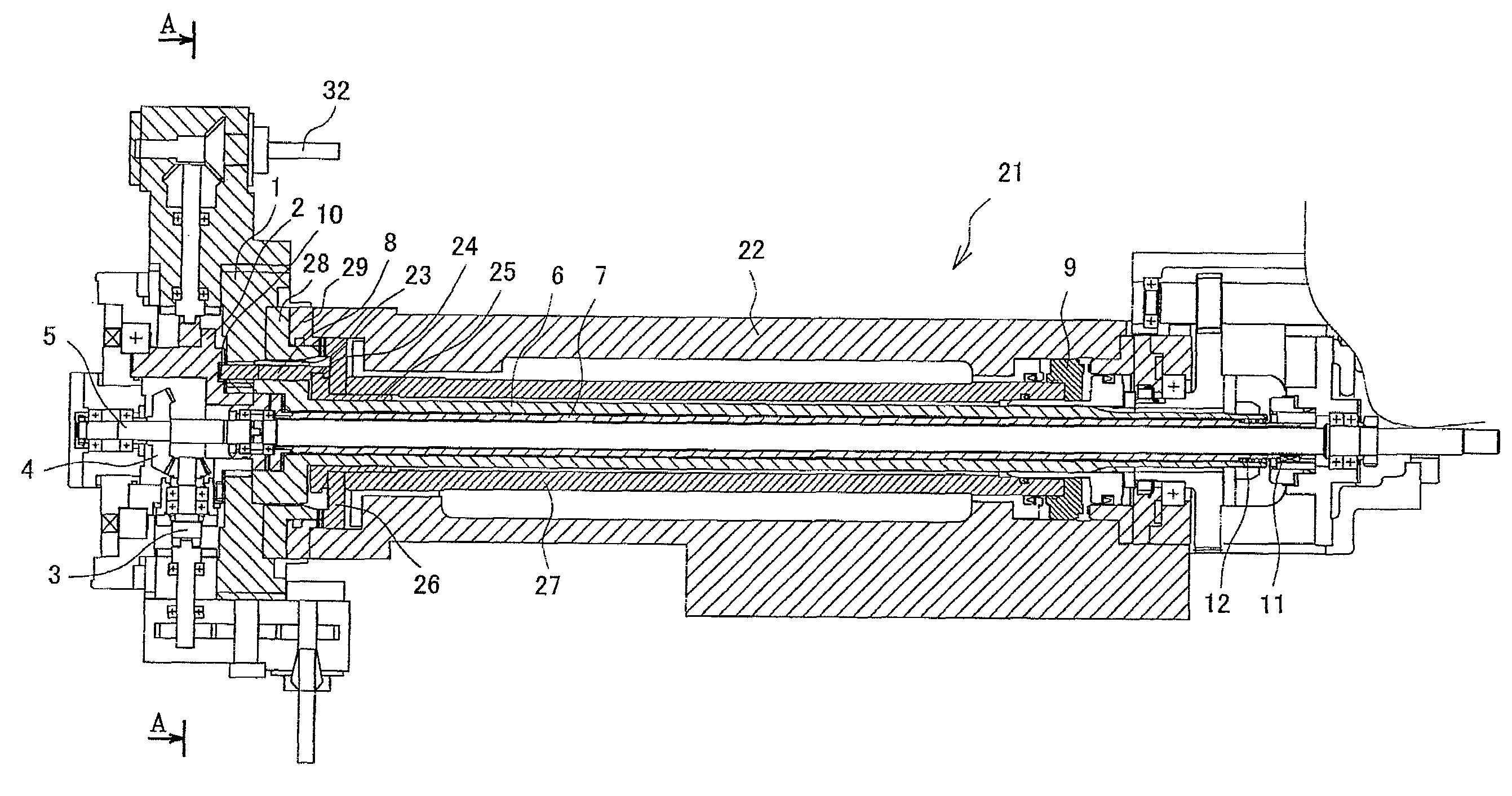 Rotary tool-equipped tool rest