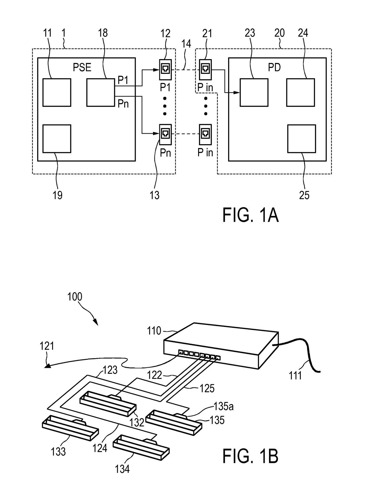 Power forwarding via a powered device