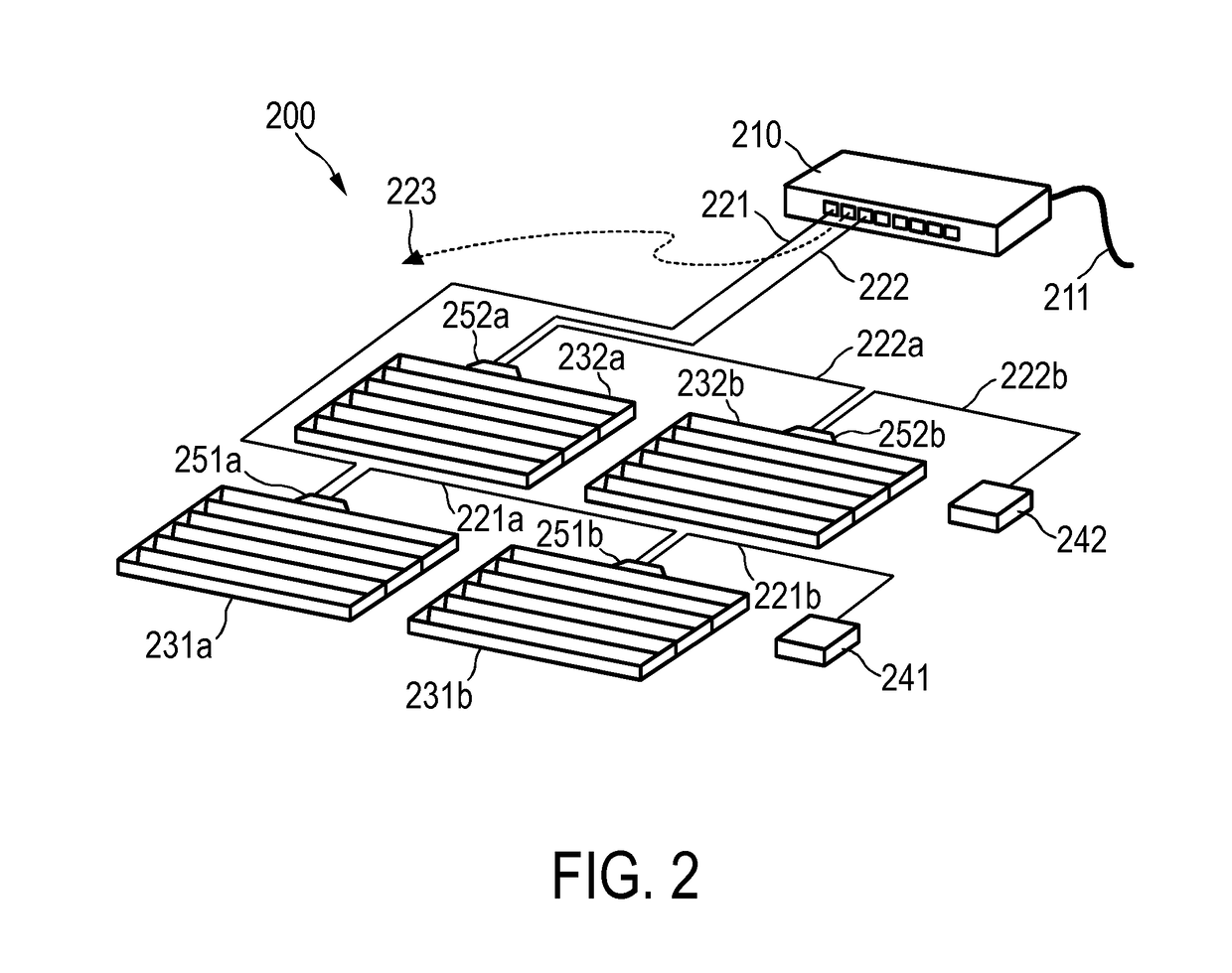 Power forwarding via a powered device