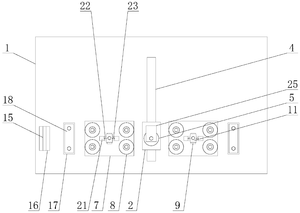 Wire stripping and bending device for electrical engineering