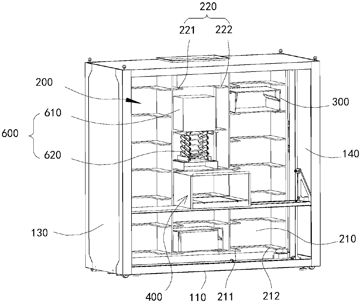 Storage box, intelligent logistics cabinet and control method of intelligent logistics cabinet