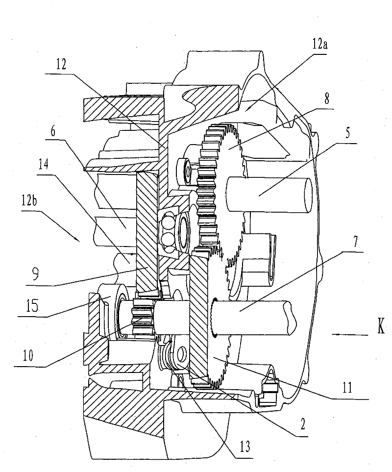 Reverse gear apparatus of motorcycle engine speed variator