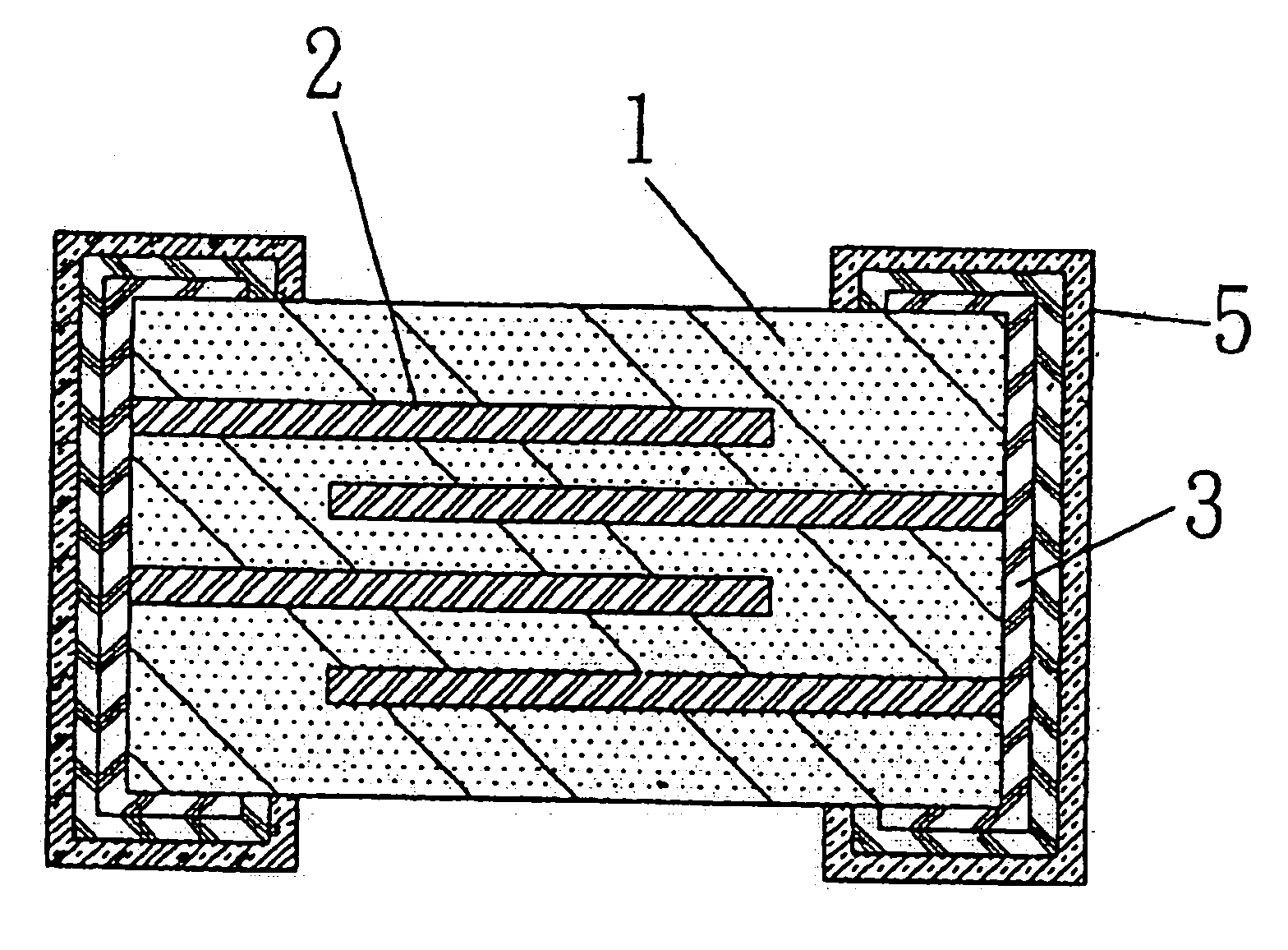 Ceramic glaze coating structure of a chip element and method of forming the same