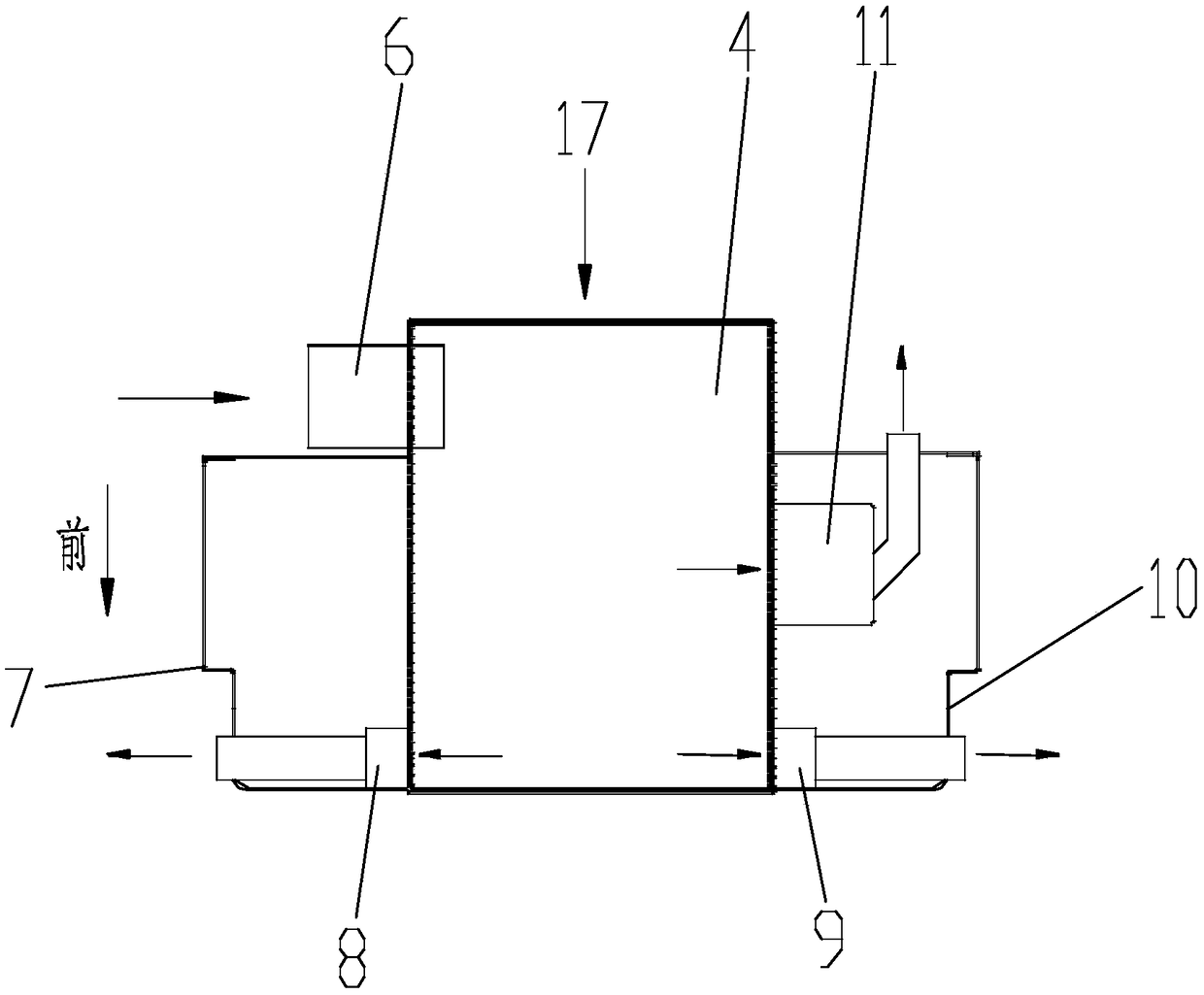 Cab air circulating system and land leveler