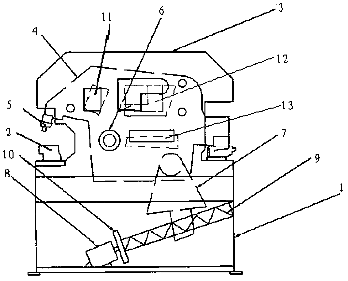 Combined punching and shearing machine