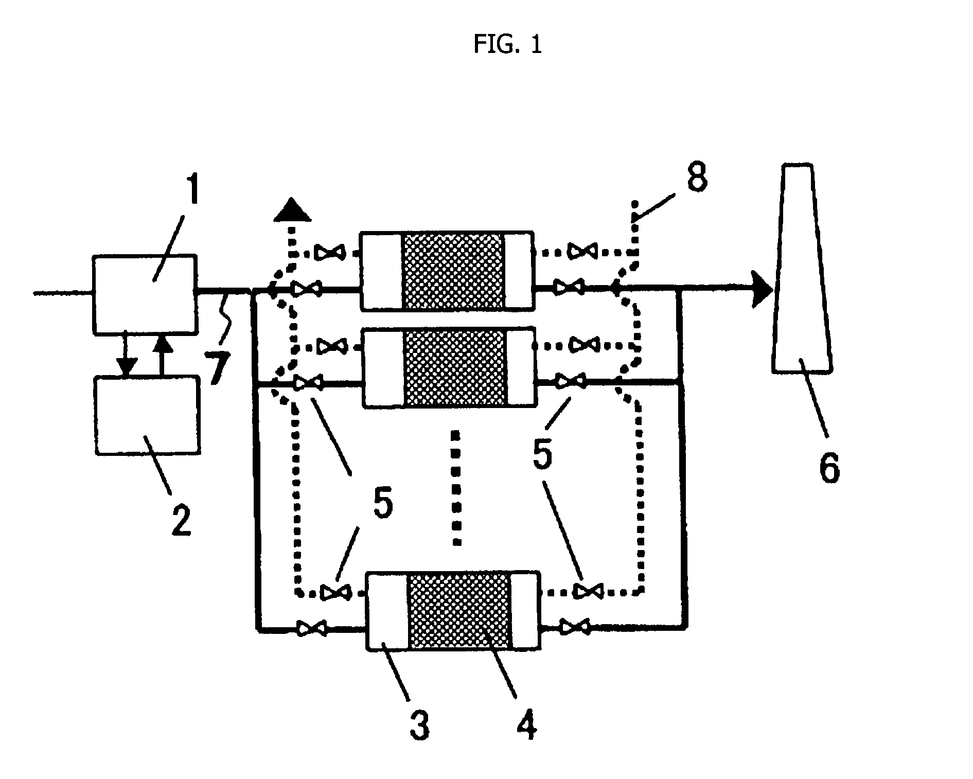 Method and device for treating gas discharged from carbon dioxide recovery device