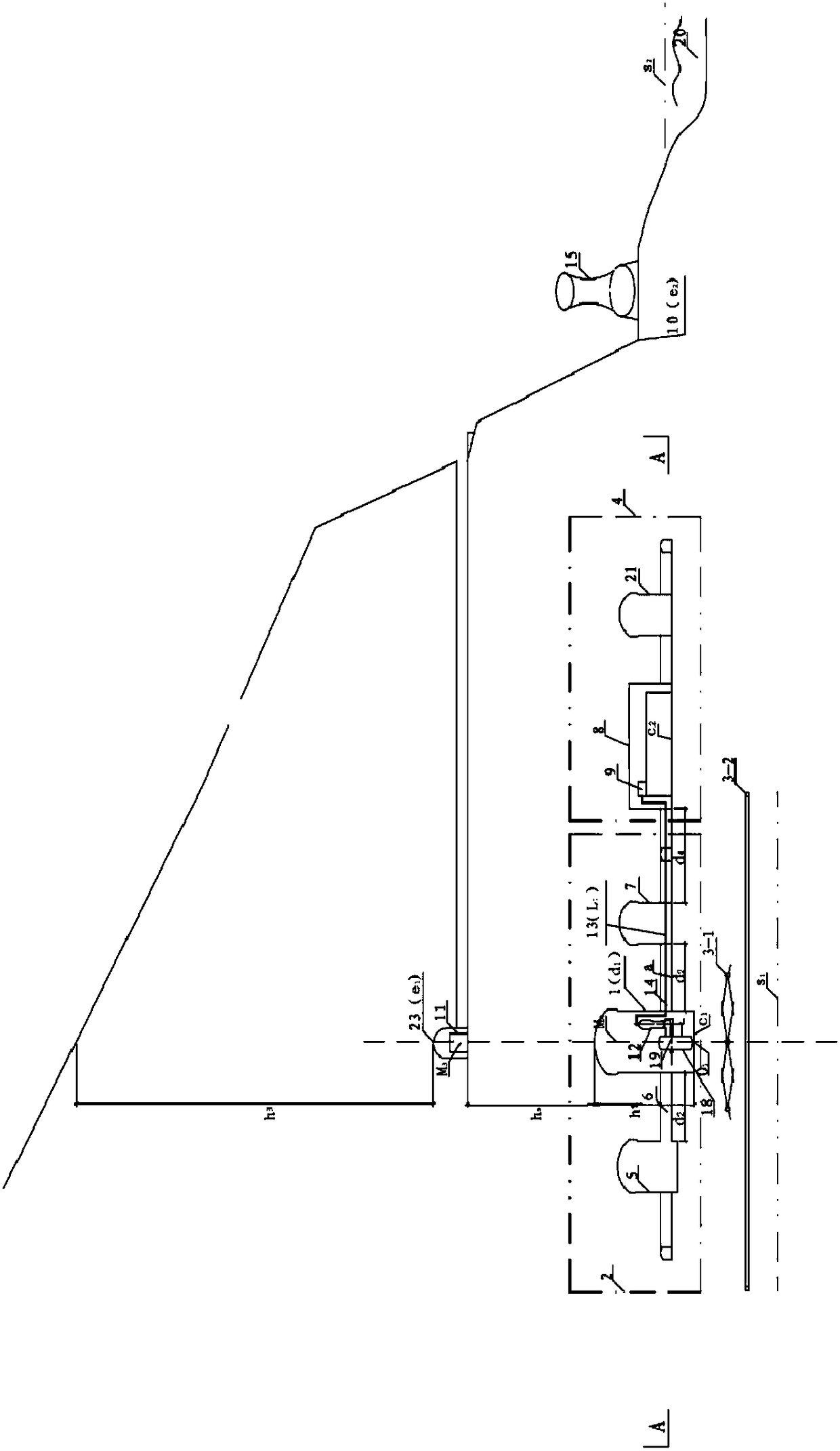 A design method for the fully buried layout of the main building group of an underground nuclear power plant