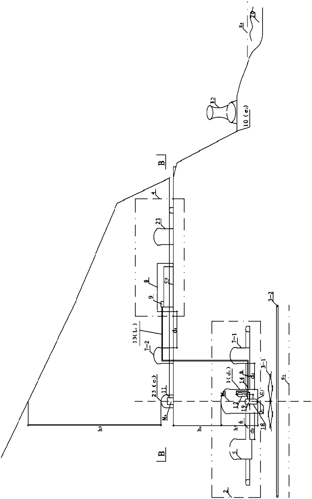 A design method for the fully buried layout of the main building group of an underground nuclear power plant