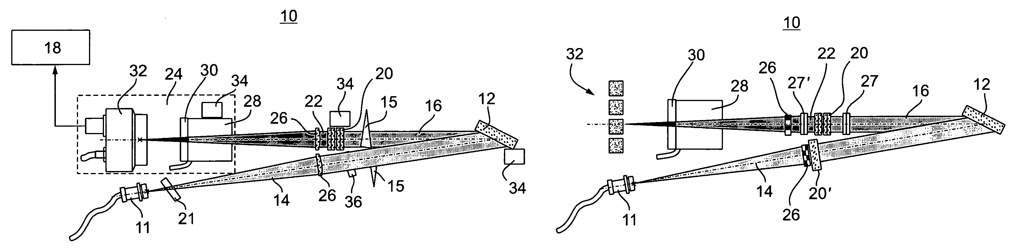 Crystal grating apparatus