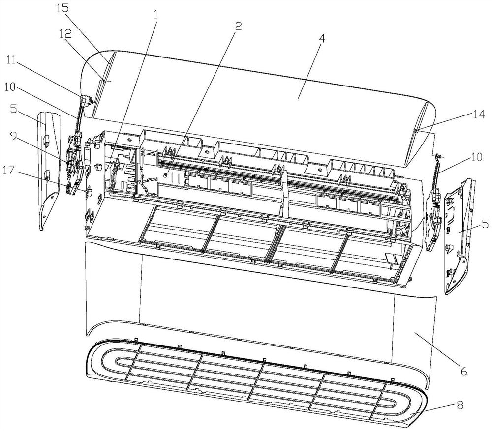 Wall-mounted machine