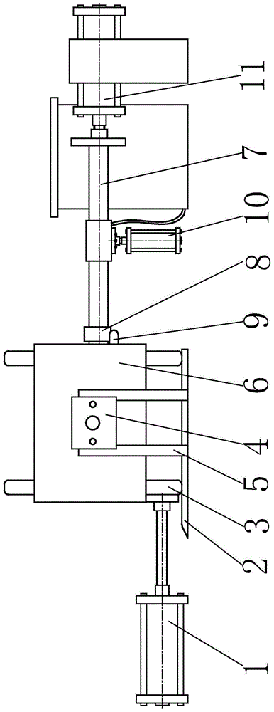 A cable reel fixing and clamping device