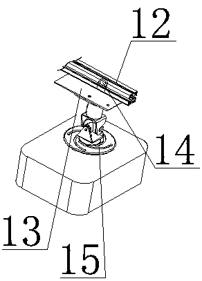 General visual platform device of flight simulator