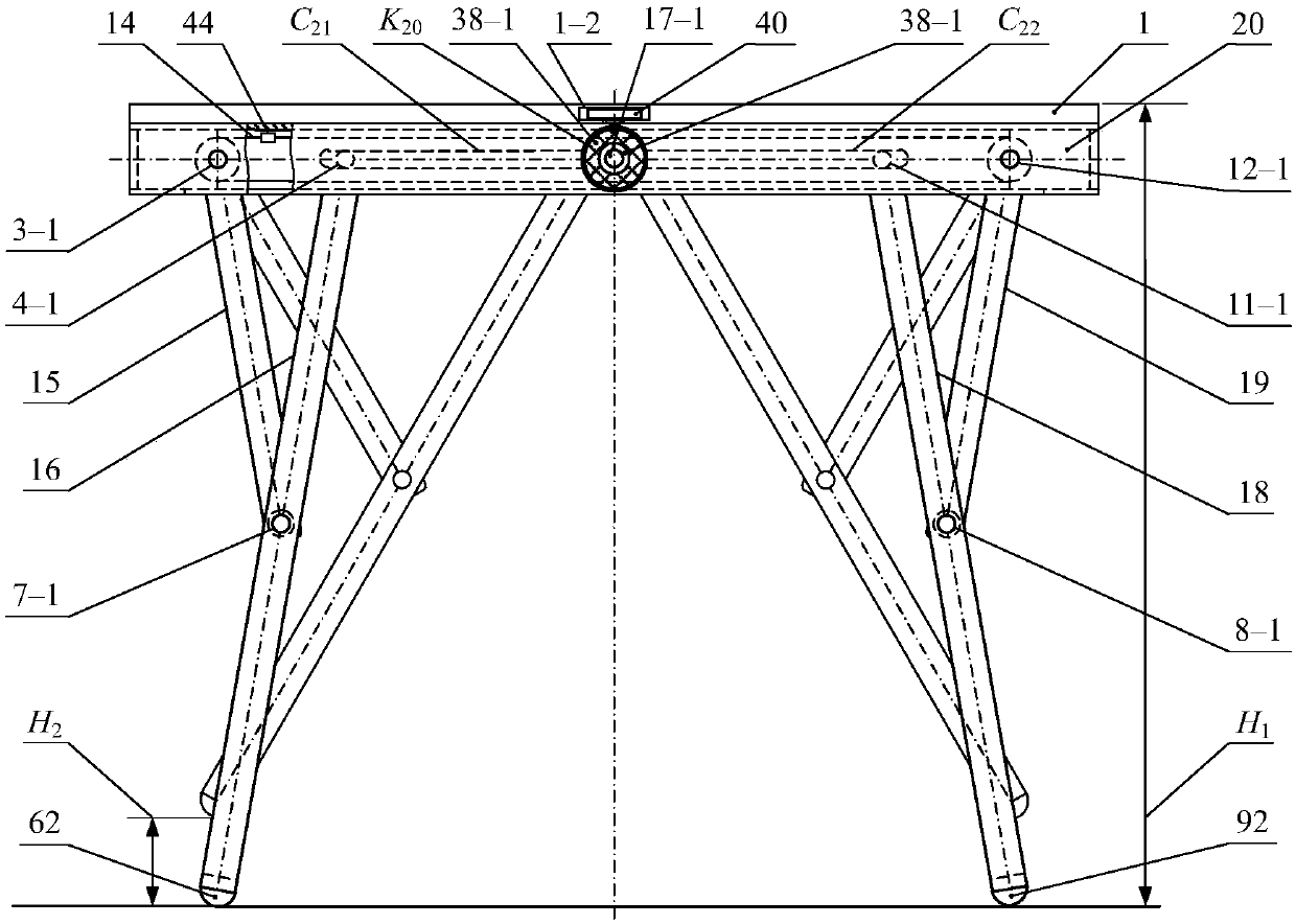 Drawing table capable of adaptively adjusting height and angle of tabletop