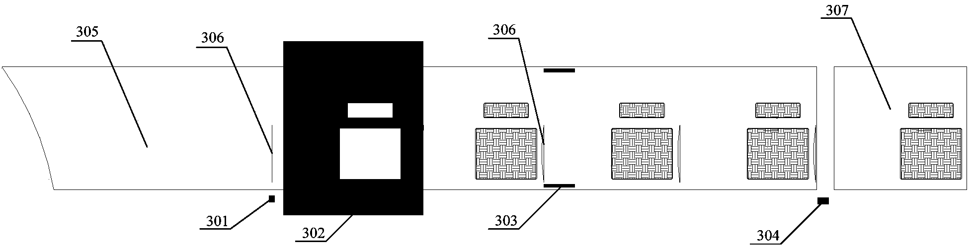 Apparatus and method for continuous stretch forming of aluminium plastic membrane