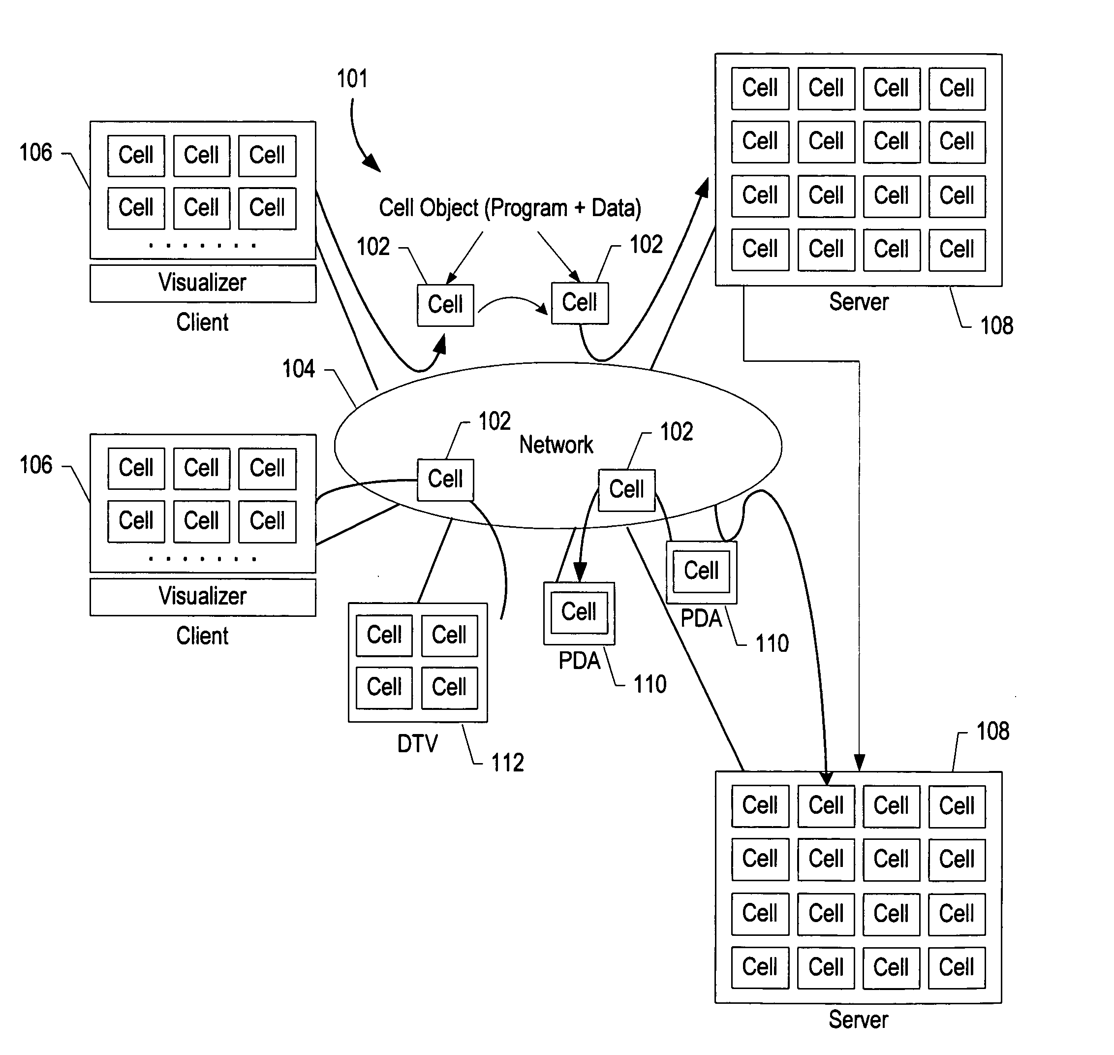 System and method for task queue management of virtual devices using a plurality of processors