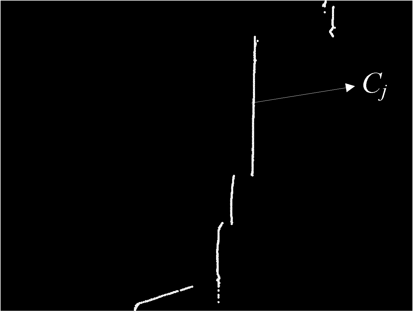 Structured light stripe central point reliability evaluation method