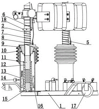 Standing balancing frame rehabilitation training device