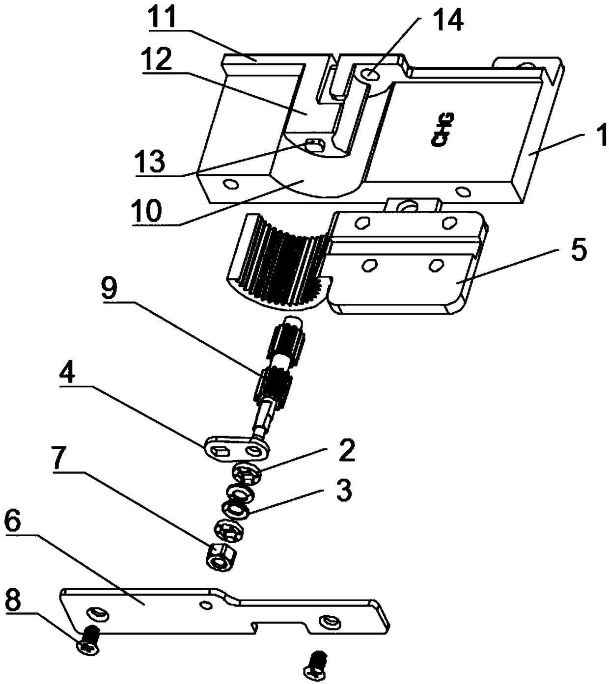 Planetary hidden type hinge structure