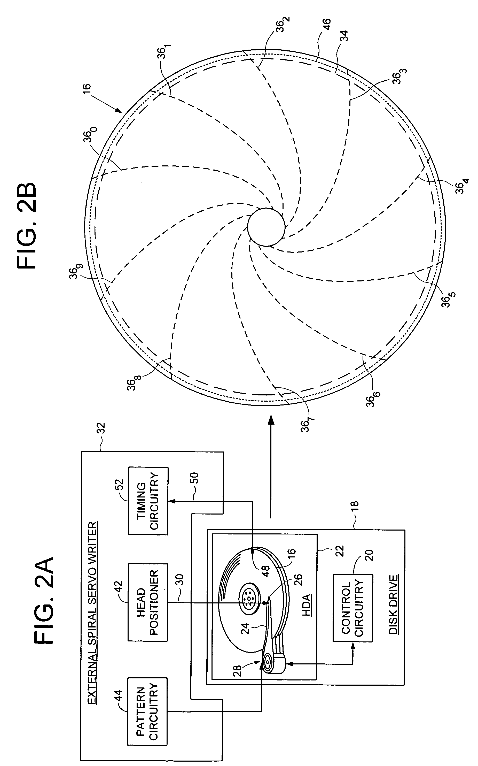 Demodulating servo sectors and spiral tracks using common circuitry