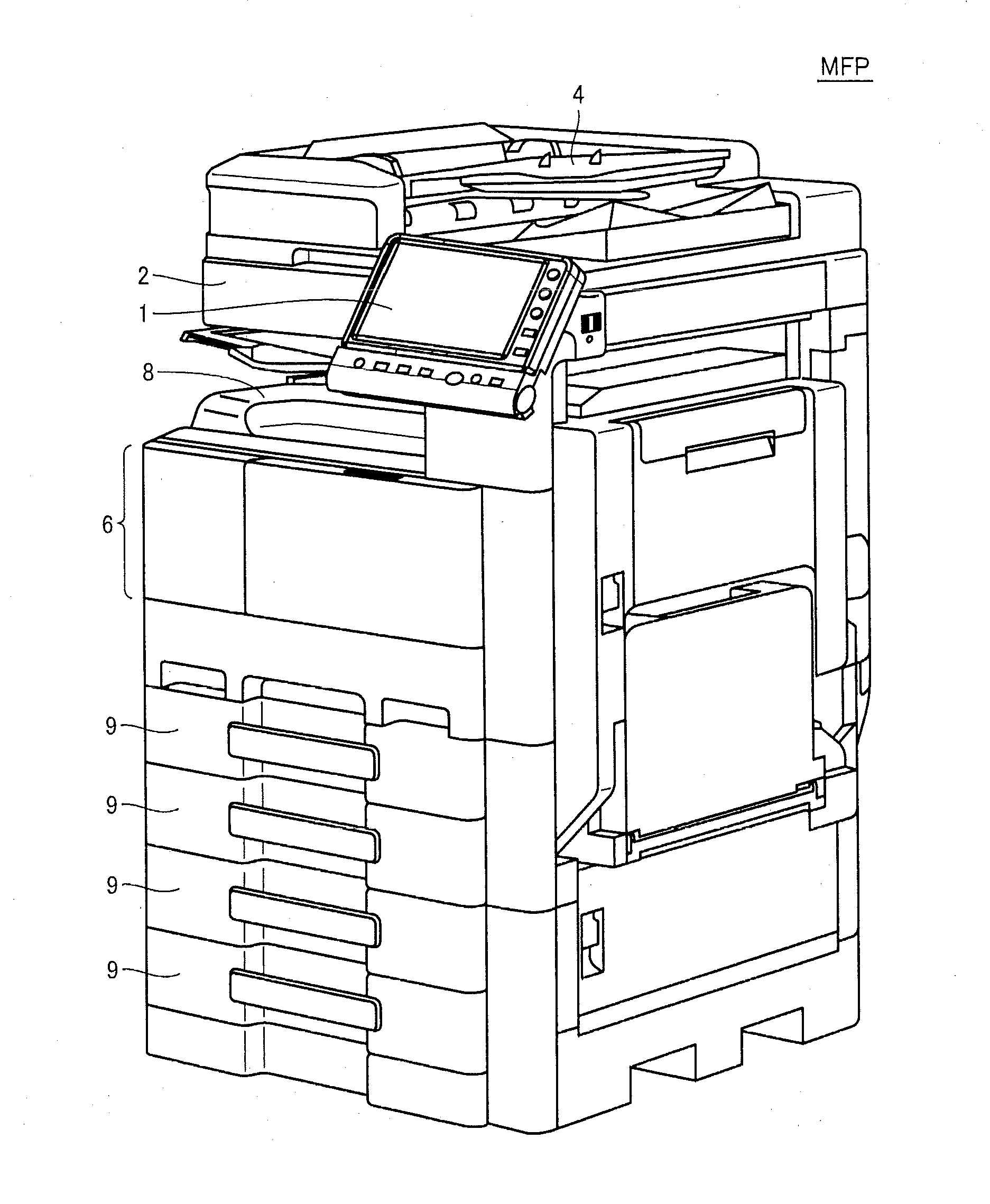 Operation panel device and image forming apparatus provided therewith