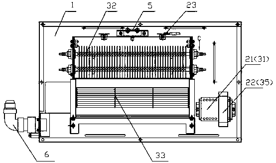 Warm air blower circuit and cab warm air blower thereof