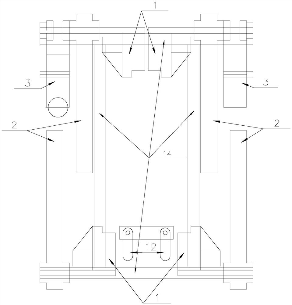 Telescopic variable-angle stair climbing wheelchair