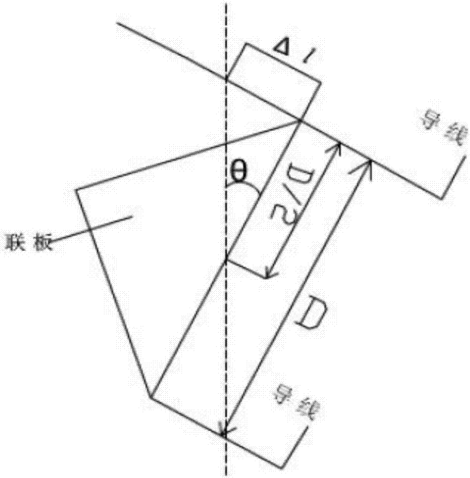 Method and system for calculating wire length of large-cross-section lead wire