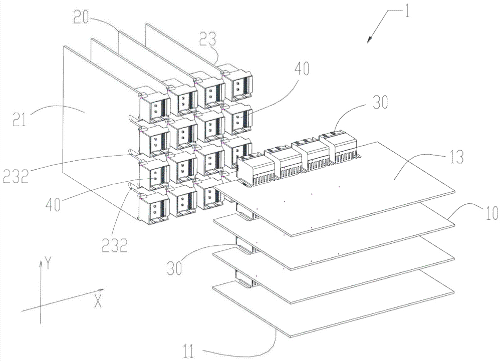 Electronic device, electronic system and its circuit board interconnection architecture