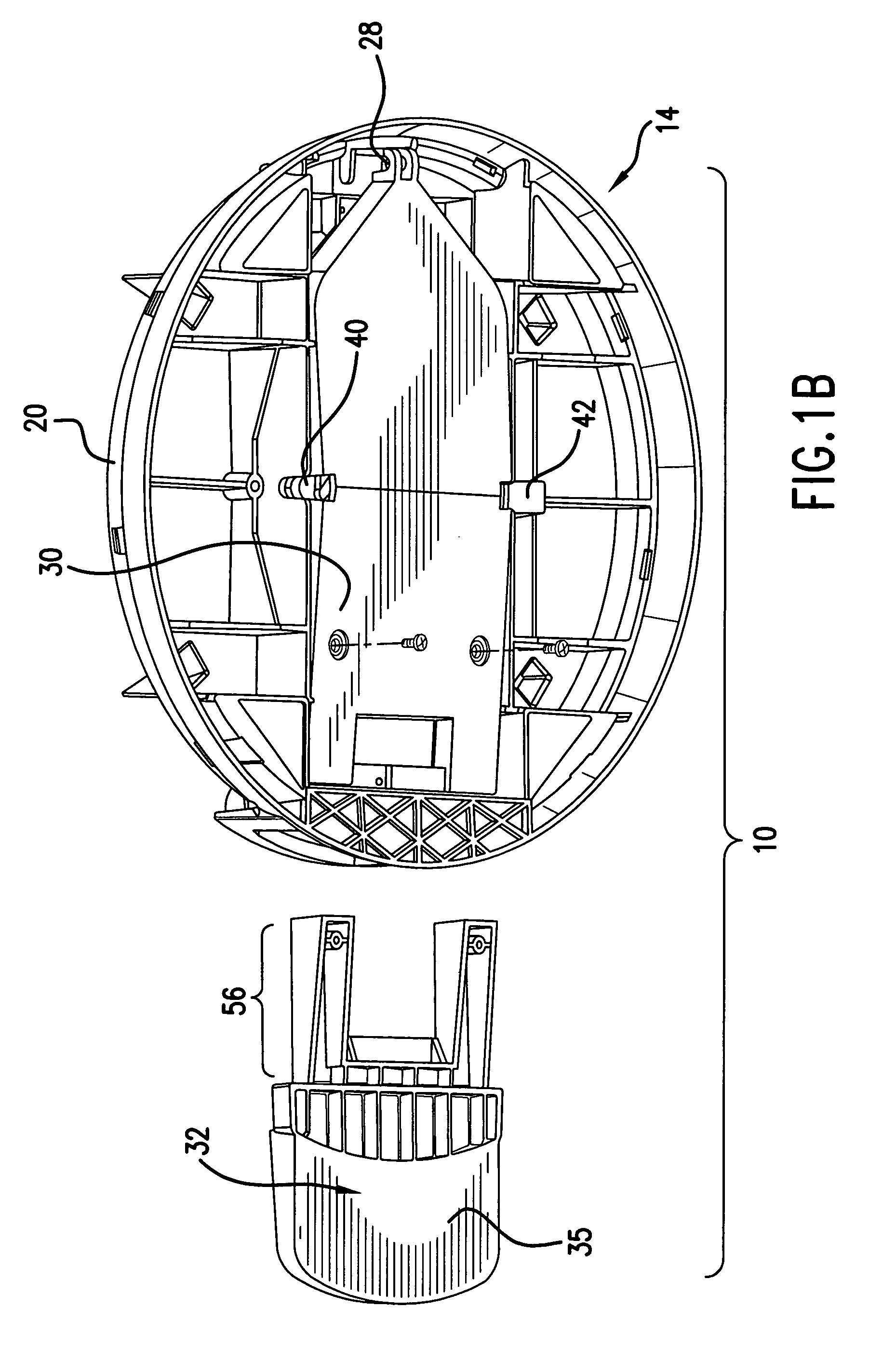 Detachable foot pedal for trash can