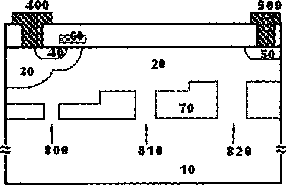 SOILDMOS transistor with changeover body connection