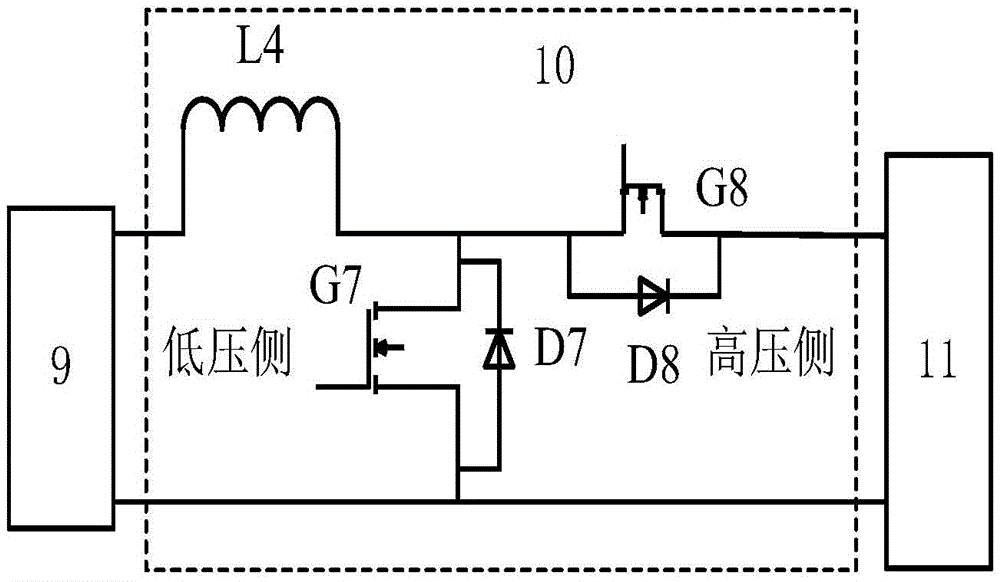 Network structure and method of AC-DC hybrid modular microgrid based on hybrid energy storage