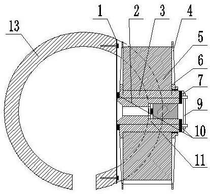 Binding wire supply device of electric power optical cable erecting machine