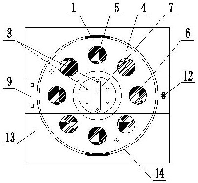 Binding wire supply device of electric power optical cable erecting machine