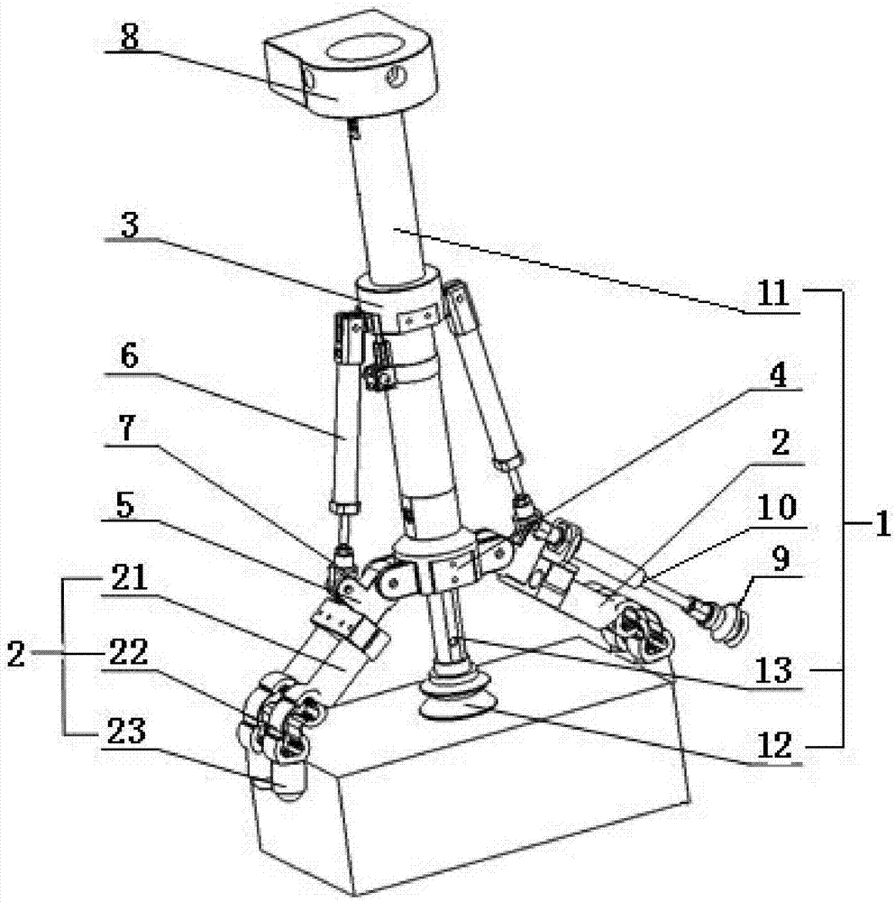 Flexible multi-finger mechanical arm for logistics and method for grabbing materials with same