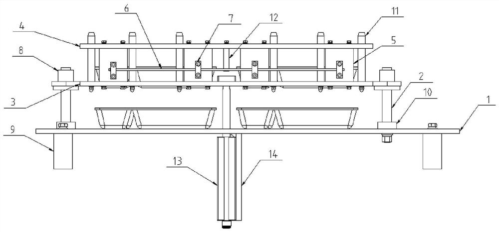 Automatic box falling device and operation method thereof