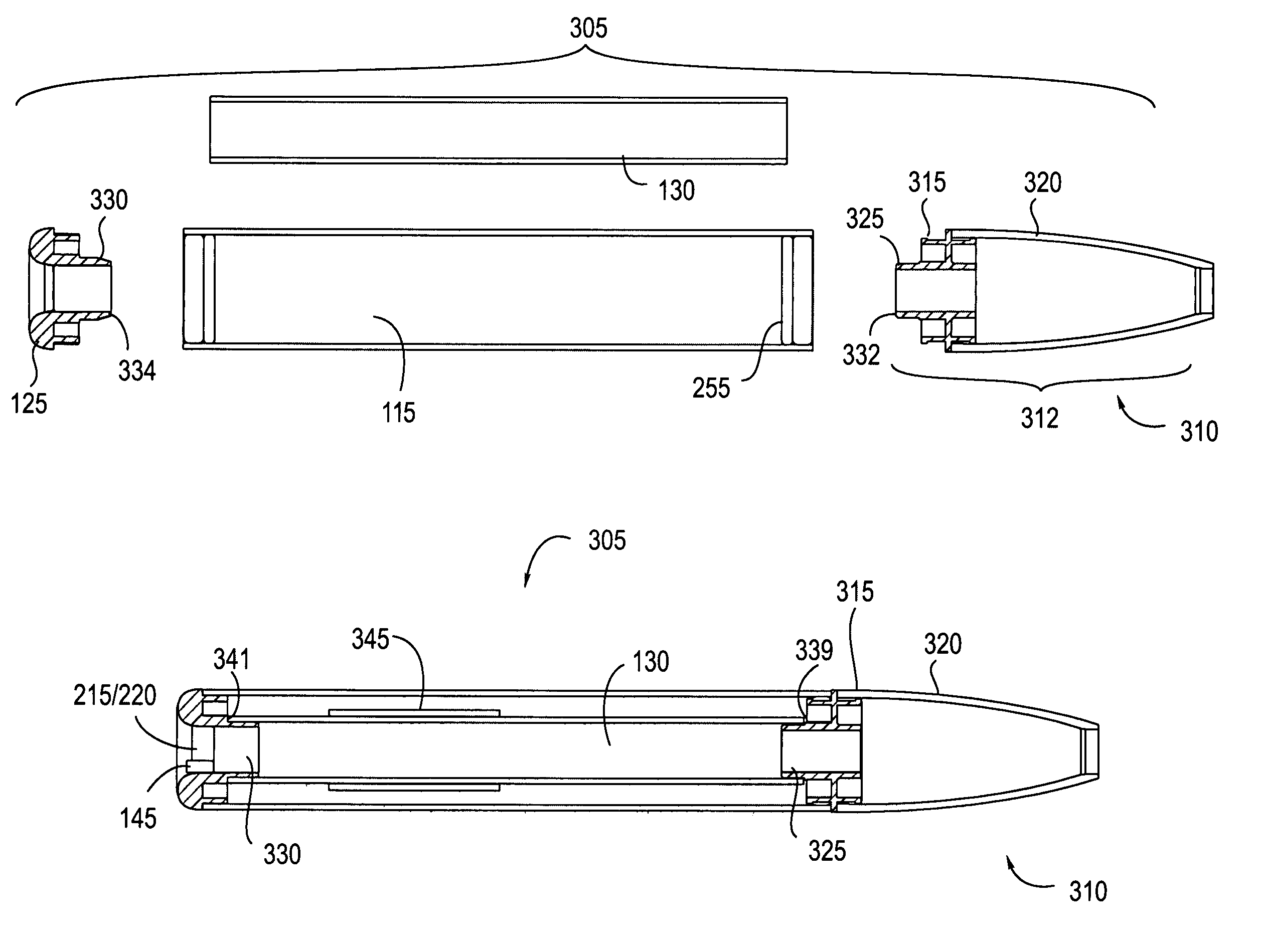 Reconfigurable ball bat and method