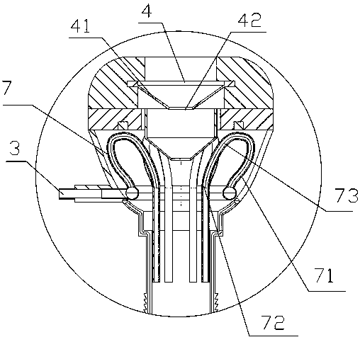 Air pressure balanced puncture device