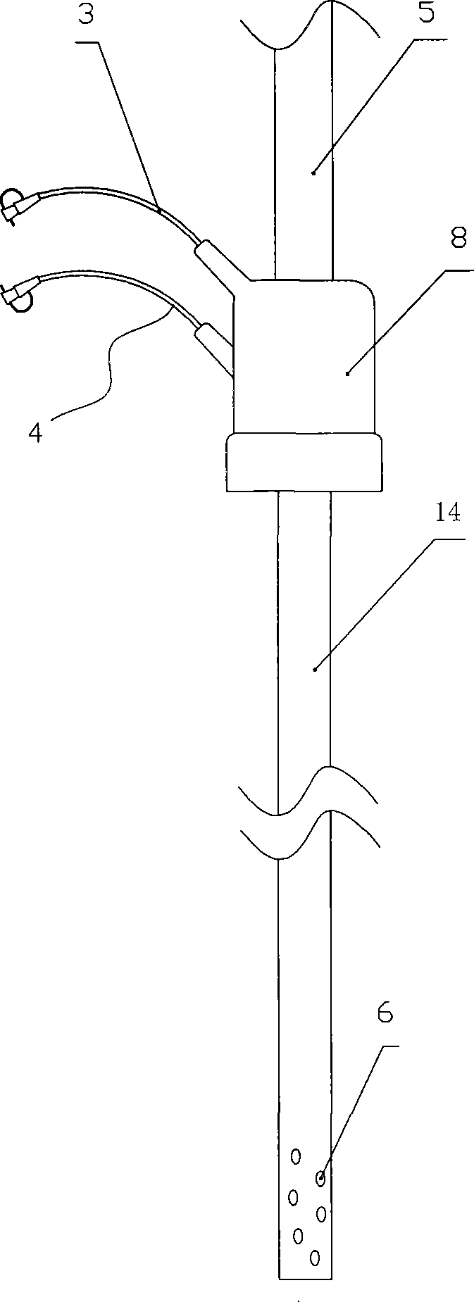 High negative-pressure zero collection drainage tube