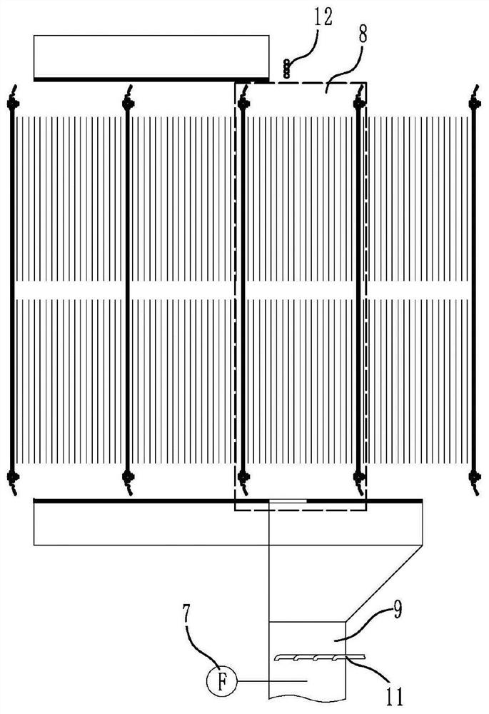 A kind of anti-clogging dust air volume control method and operation monitoring device of air preheater