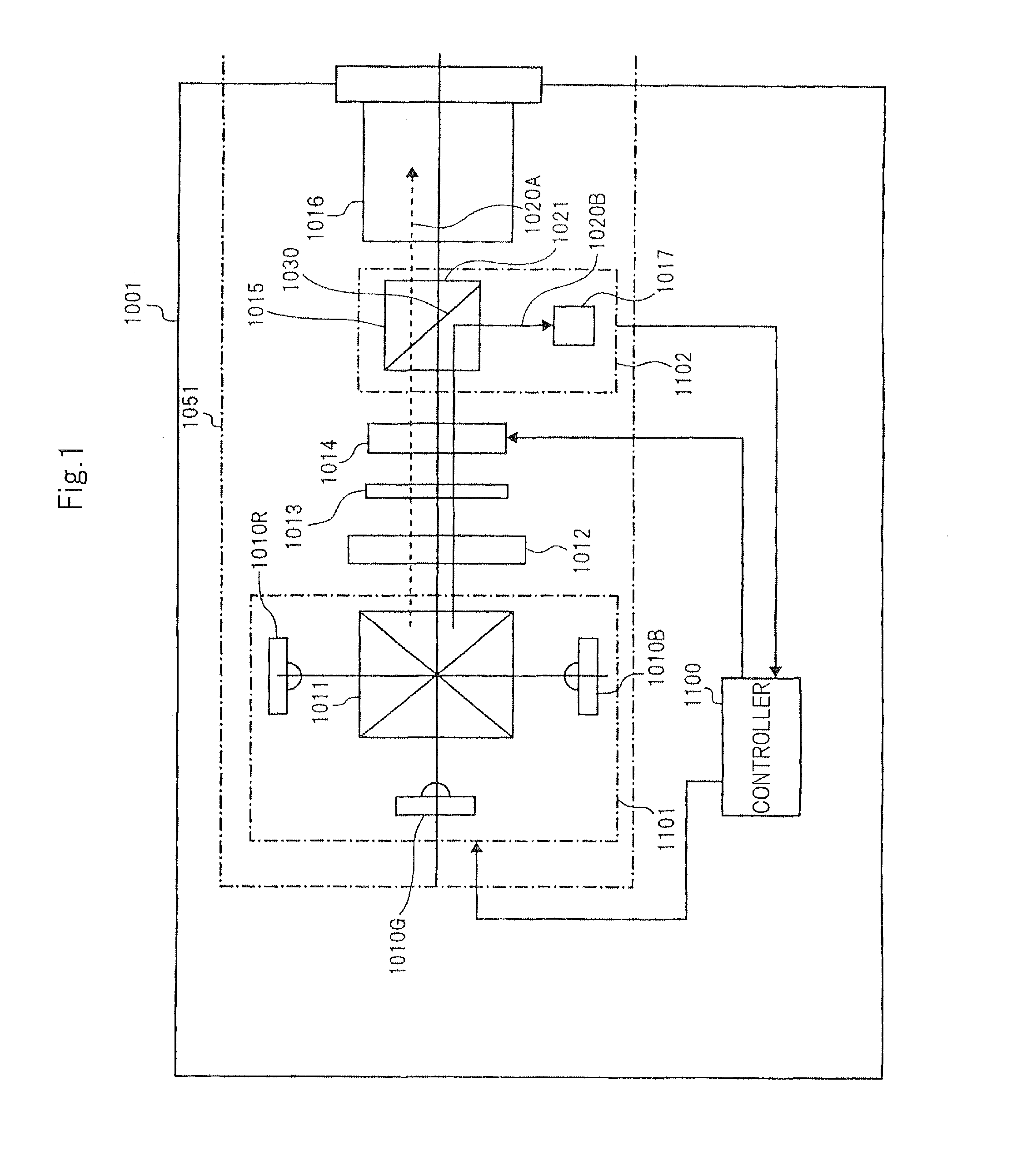 Projection display device