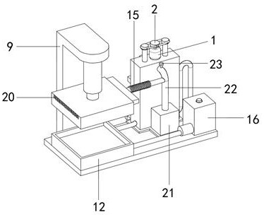 A mold manufacturing device and method with environmental protection cooling function