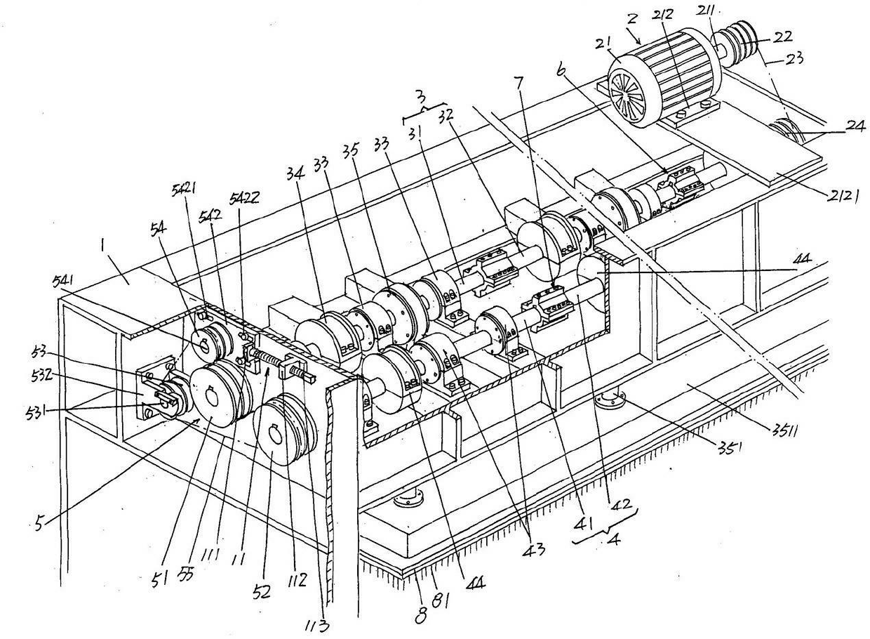 Double-shaft needling machine