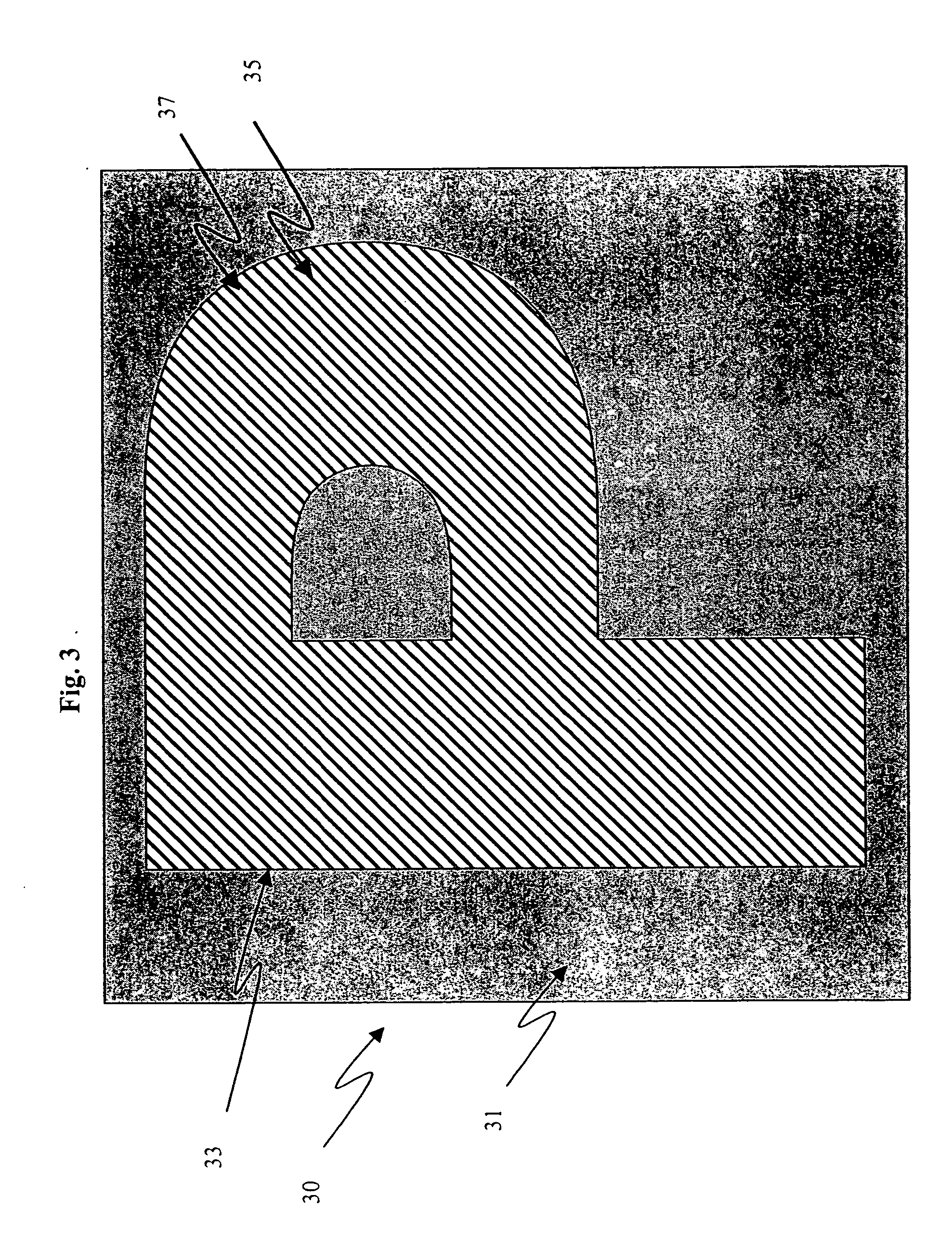 Antistatic conductive grid pattern with integral logo