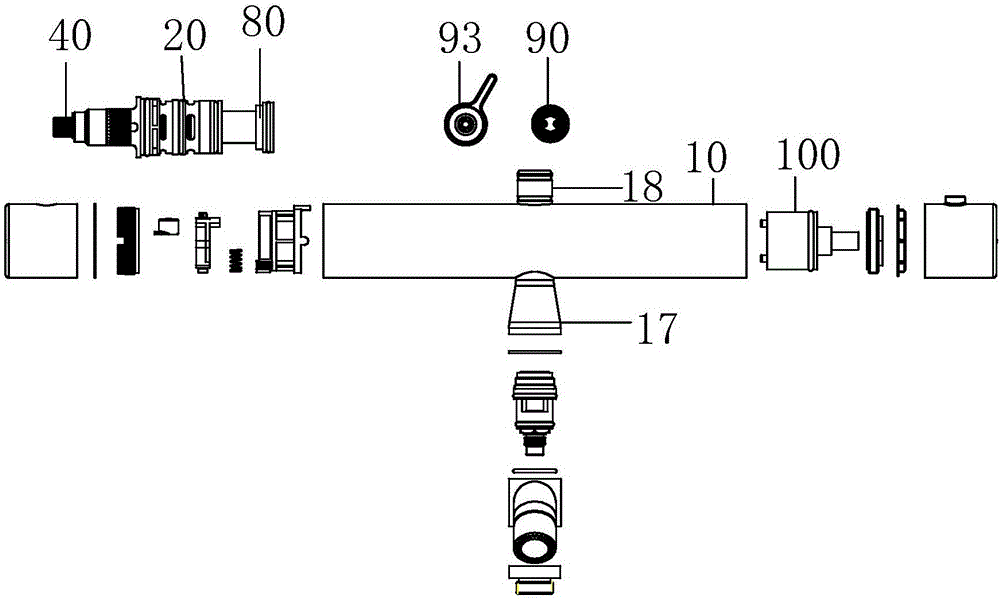 Special shower for gas water heater