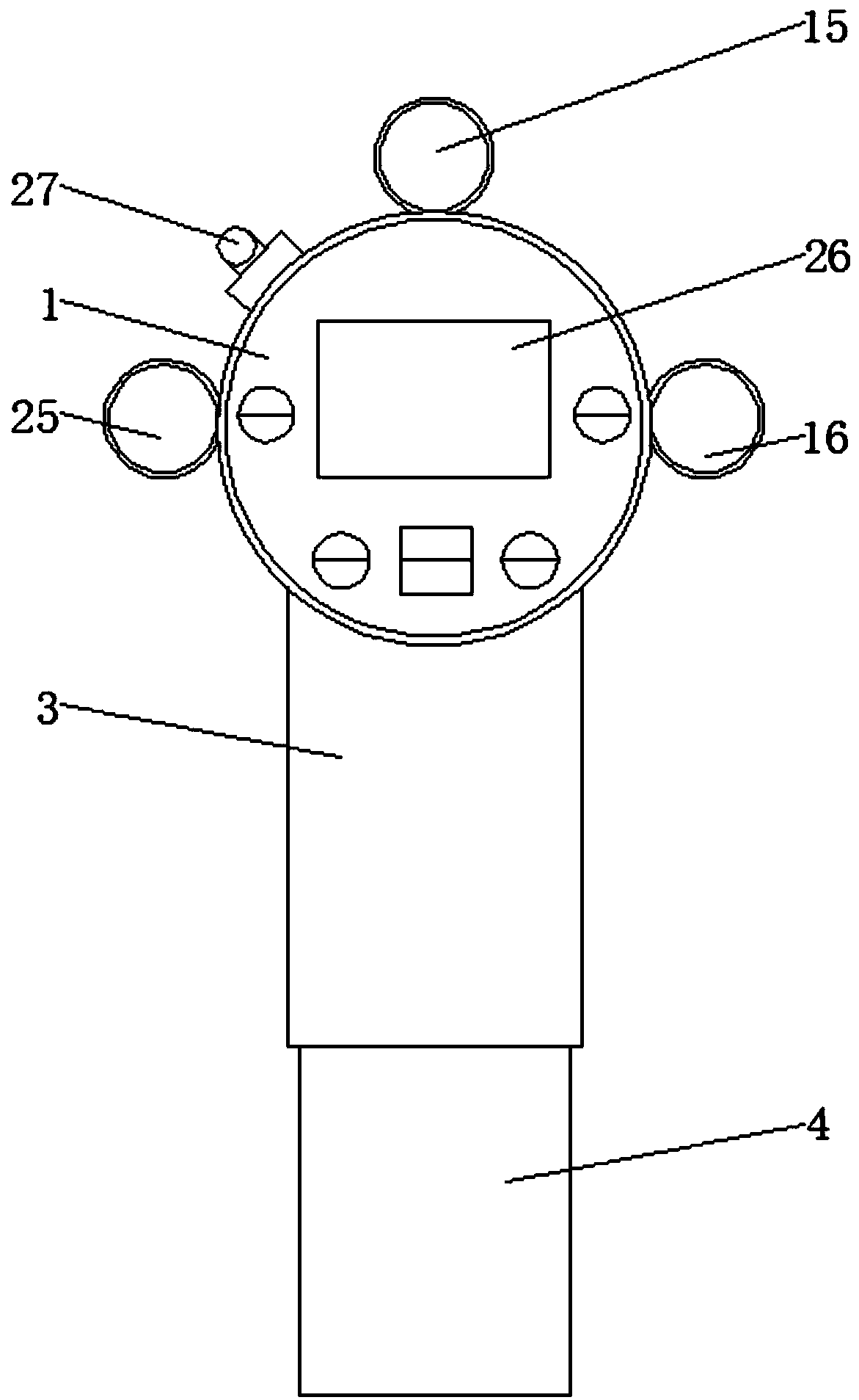 Multi-parameter measurement control transmission wireless transmission integrated multi-function instrument