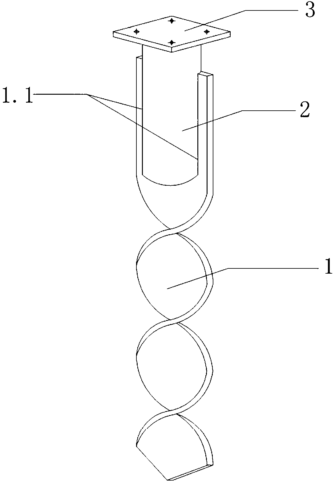 Coreless screw anchor